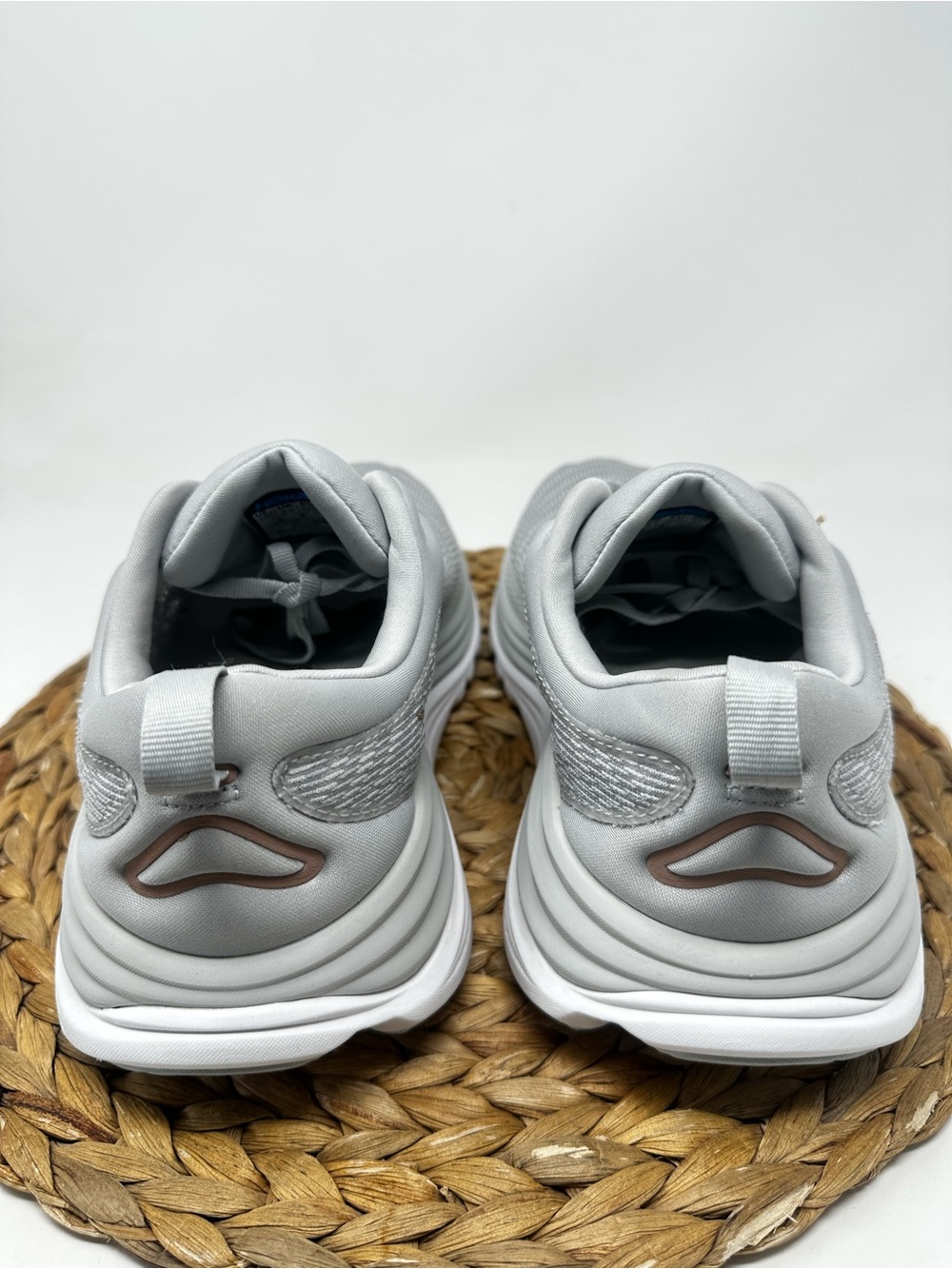 HOKA ONE Gaviota 5 Running Shoes Harbor Mist Rose Gold Size 10 WIDE Women's - Picture 7 of 9